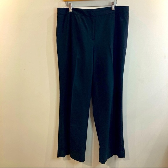 LAFAYETTE 148 Sz 14 Wool Blend  Unlined Classic Cut Trousers Pants - Picture 2 of 8